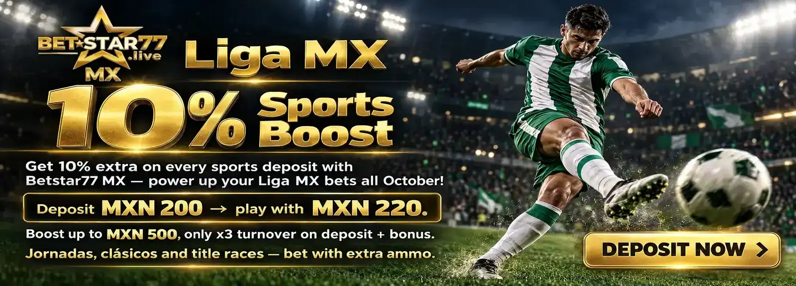 Liga MX 10% Sports Boost